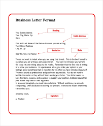 Free 7 Sample Formal Letter Format