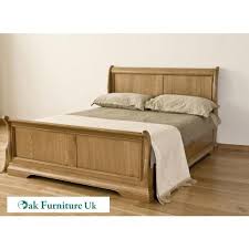 Super King Sleigh Bed Oak Furniture Uk
