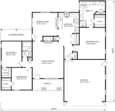 House Plan 45401 One Story Style With