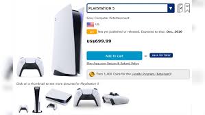 Playstation, playstation family mark, ps5 logo, and play has no limits are registered trademarks or trademarks of sony interactive entertainment inc. Playstation 5 Pre Order Listing Reveals 699 99 Price For Both Standard And Digital Editions Niche Gamer