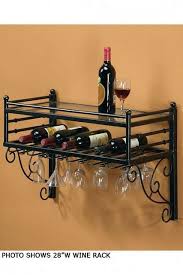Wrought Iron Decor Wine Rack