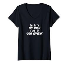 Amazon.com: Womens She Get's The High I Get The Side Effects Al