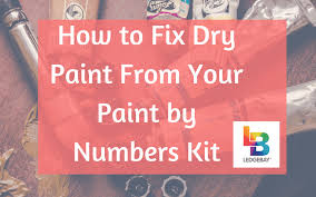 How To Fix Dry Paint From Your Paint By