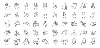 Hand Signs Vector Free Download