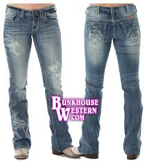 Cowgirl Tuff Company Rodeo Cream Jeans Female Bronc Rider