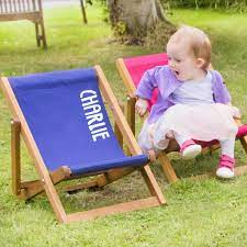 personalised children s deckchair by