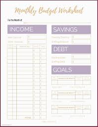 Basic Budget Spreadsheet How To Budget Worksheet Free New Free