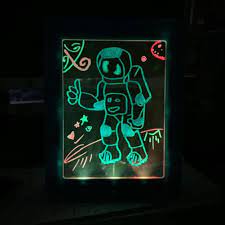 Set bảng viết vẽ thông minh 3D bằng nhựa có đèn LED hỗ trợ giáo dục cho bé  và phụ kiện - Đồ chơi phát nhạc và nhạc cụ