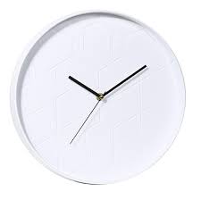 White Dial Modern Wall Clocks 12 Inch