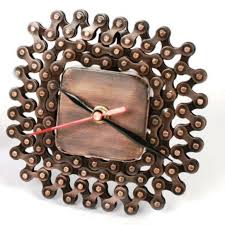 Recycled Bicycle Chain Clock The Fair
