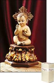 Pastor christopher gayoba of the river of life international ministries, based in barangay tabao, valladolid, negros occidental. Seated Baby Jesus Christ Ornate Gold Statue For Health Religioso Anjos Menino Jesus