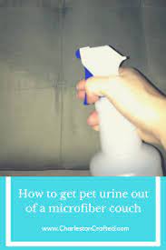 pet urine odor out of a microfiber couch