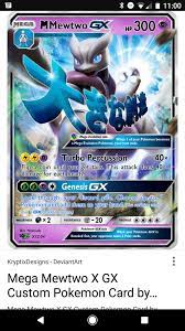 Mega Mewtwo gx pokemon