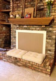 Fireplace Cover Fireplace Cover Diy