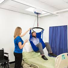 Cargivers may need to transport a patient using a hoyer lift at home or in hospital. Ceiling Lifts Vs Floor Lifts Which Is Right For Your Home Handicare Usa