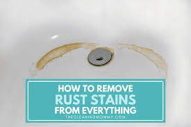 How To Remove Rust Stains From