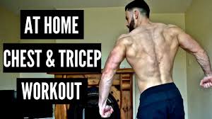 bodyweight chest tricep workout at