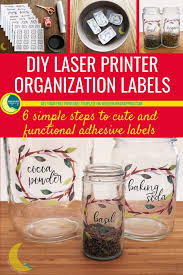 how to diy laser printer labels for