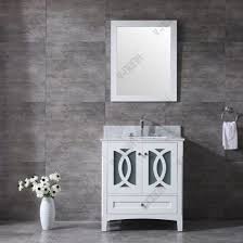 Grey double sink vanity lovely single sink bathroom vanities bath the vanity top either wasnt sealed or not the material they clai. China Top Quality Solid Wood Single Sink Bathroom Vanity China Corner Bathroom Cabinet Double Sink Vanity