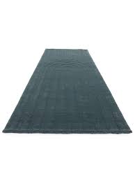dark teal runner 80 x 350 cm wool rug