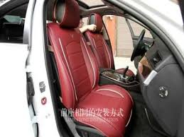 Car Seat Cover Full Set Needlework Pu