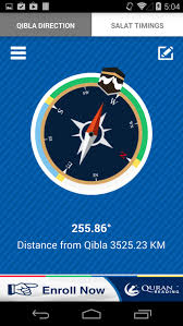 Locate the direction of the qibla right from your browser, wherever you are. Kaaba Direction App