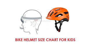 kids bike helmet sizes by age chart