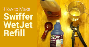 how to make swiffer wet jet refill