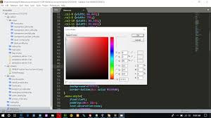 Script memasukan gambar di sublime tekxt : Tambah Color Picker Memudahkan Coder Bermain Warna Di Text Editor Fr Academy Kursus Komputer Lampung 081271245514