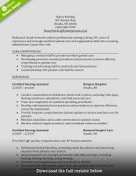 How To Write A Perfect Cna Resume Examples Included