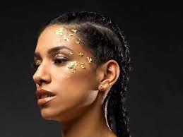 how to apply gold leaf make up and how