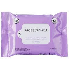 faces canada fresh clean glow makeup remover wipes 10 pc pack of 1