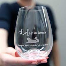 Stemless Wine Glass Personalised Favours