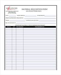 Requisition Form Template 11 Free Pdf Documents Download