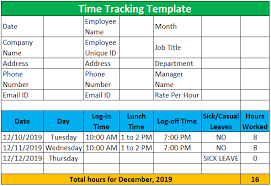 time tracking template what s it how