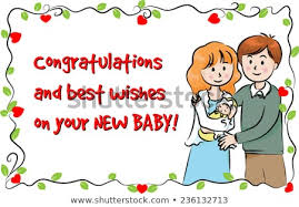 Greeting Card New Born Baby Stock Vector Royalty Free 236132713