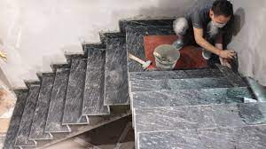 machining and install granite for stair