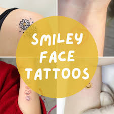 the happiest smiley face tattoo ideas