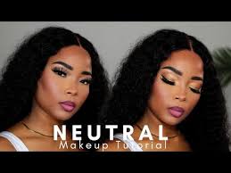 easy neutral makeup tutorial look