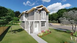 Plan 96230 Narrow Lot Duplex Home Plans