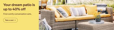 patio garden furniture for