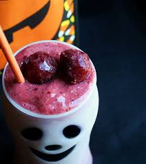 scary berry vanilla protein shake the