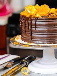 Chocolate Orange Cake Birthday gambar png