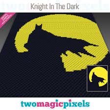 Knight In The Dark Crochet Graph C2c Mini C2c Sc Hdc Dc Tss Cross Stitch Knitting Pdf Download No Counts Instructions