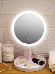 1pc desktop makeup mirror with light