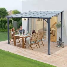 Aluminum Patio Cover 16302bk Hd01