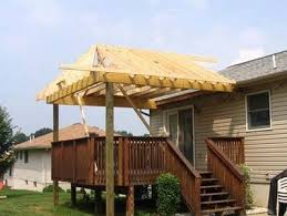 The massive collection of uniquely designed and contemporary looking. How To Build A Roof Over A Deck Ehow Building A Pergola Building Roof Pergola