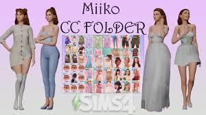 miiko cc folder l maxis match cc
