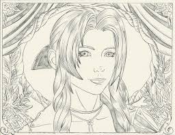 Visit dltk's fantasy and medieval section for all kinds. Lonely Artist Made This Drawing Of Aerith From The Final Fantasy