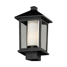 Shop Mesa Black Rectangular Outdoor Post Light Overstock 7971889